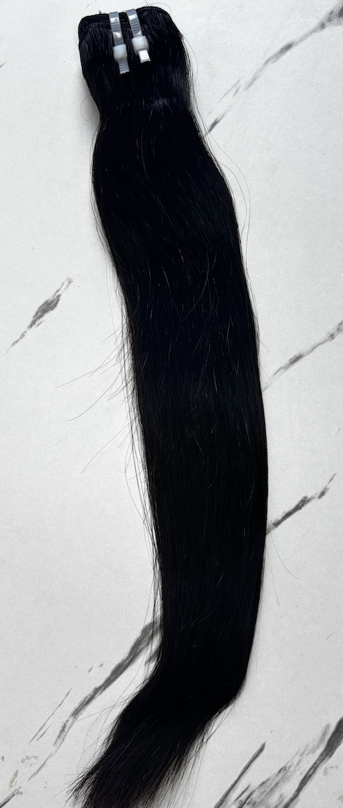 Tissage Raw Hair Vietnamien Lisse — Prestige · Donneuse unique · Brun 1B