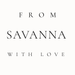 From Savanna With Love  - Accueil